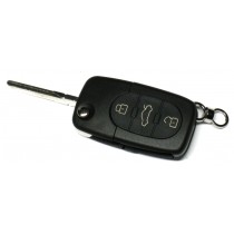 Obal kľúča, holokľúč pre Audi A2 trojtlačítkový vyskakovací