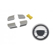 Chrómové krytky na volant Ford Focus II 04-12
