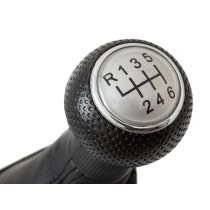 Radiaca páka s manžetou VW Bora, 6 stupňová, stierborny vrch, chrom