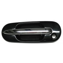 Kľučka dverí vonkajšia predná ľavá Rover 400, 416, 418, 420, čierna s chrómovom ručkou