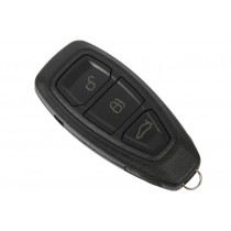 Obal kľúča, holokľúč pre Ford Focus MK3, trojtlačítkový, čierny