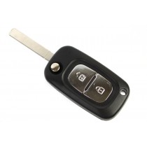 Obal kľúča, holokľúč pre Renault Clio III / II, dvojtlačítkový