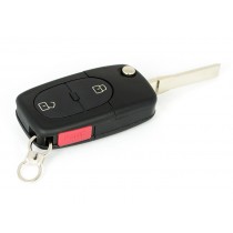 Obal kľúča, holokľúč, dvojtlačítkový  pre Audi A2