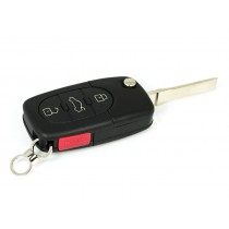 Obal kľúča, holokľúč, trojtlačítkový  pre Audi A8