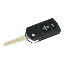 Obal kľúča, holokľúč pre Mazda 3, trojtlačítkový