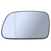 Spätné zrkadlo, sklo biele ľavé Peugeot 407