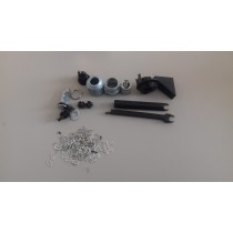 Vložka zámku prednej masky pre Ford Focus Mk2, kompletná sada
