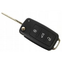 Obal kľúča, holokľúč pre Škoda Superb II, 3 tlačítkový