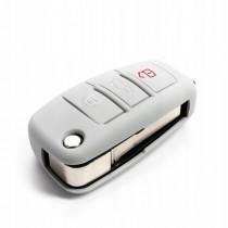 Silikonový obal, púzdro kľúča, sivý pre Audi Q3