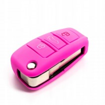 Silikonový obal, púzdro kľúča, ružový pre Audi A2