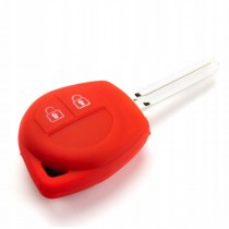 Silikonový obal, púzdro kľúča, červený pre Suzuki Grand Vitara