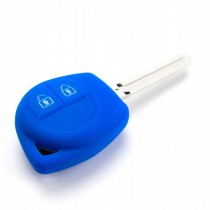Silikonový obal, púzdro kľúča, modrý pre Suzuki Baleno
