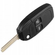 Obal kľúča, holokľúč pre Volvo XC70, 2-tlačítkový, čierny