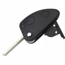 Obal kľúča, holokľúč pre Alfa Romeo 146, 2-tlačítkový, čierny