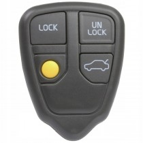 Obal kľúča, holokľúč pre Volvo C30, štvortlačítkový bez planžety