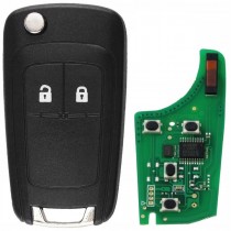 Obal kľúča, holokľúč pre Opel Insignia, 2-tlačítkový, s elektronikou