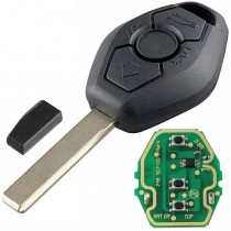 Obal kľúča, holokľúč pre BMW rad 3 E46, 3-tlačítkový, s elektronikou