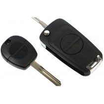 Obal kľúča, holokľúč vyskakovací náhrada za klasický Nissan Primera, 2-tlačítkový