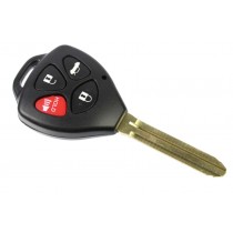 Obal kľúča, holokľúč pre Toyota Aygo, štvortlačítkový