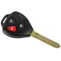 Obal kľúča, holokľúč pre Toyota Auris, trojtlačítkový