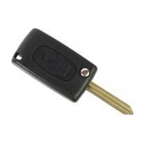 Obal kľúča, holokľúč pre Citroen C2, 2-tlačítkový