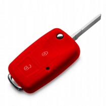 Silikonový obal, púzdro kľúča, červený pre VW Beetle
