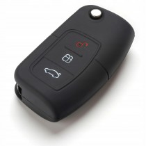 Silikonový obal, púzdro kľúča, čierny Ford Focus C-Max 03-07