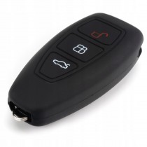 Silikonový obal, púzdro kľúča, čierny Ford Fiesta 08-17