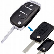 Obal kľúča, holokľúč Citroen Berlingo, dvojtlačítkový