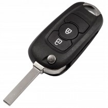 Obal kľúča, holokľúč pre Opel Astra K, dvojtlačítkový s elektronikou