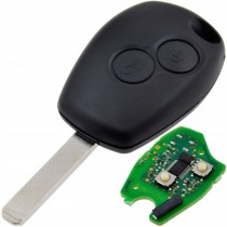 Obal kľúča, holokľúč pre Renault Twingo III, dvojtlačítkový s elektronikou od 2014