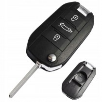 Obal kľúča, holokľúč pre Peugeot 508 3-tlačítkový