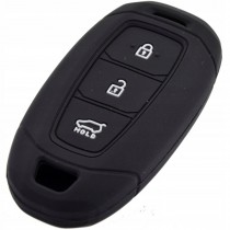 Silikonový obal, púzdro kľúča, čierny pre Hyundai Kona