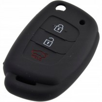 Silikonový obal, púzdro kľúča, čierny pre Hyundai I10