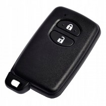 Obal kľúča, holokľúč pre Toyota IQ, dvojtlačítkový s elektronikou 08-14