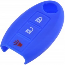 Silikonový obal, puzdro kľúča pre Nissan Note modrý