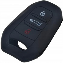 Silikonový obal, puzdro kľúča pre Peugeot 308 čierny