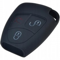 Silikonový obal, puzdro kľúča pre Mercedes E-Trieda čierny 