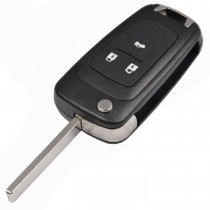 Obal kľúča, holokľúč pre Chevrolet Cruze, 3-tlačítkový, s elektronikou