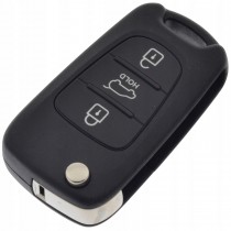 Obal kľúča, holokľúč pre Hyundai IX35, trojtlačítkový s elektronikou 11-13