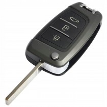 Obal kľúča, holokľúč pre Hyundai I30, trojtlačítkový s elektronikou 17-18