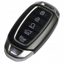 Obal kľúča, holokľúč pre Hyundai Santa Fe, päťtlačítkový s elektronikou 19-20