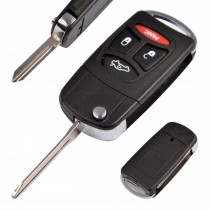 Obal kľúča, holokľúč pre Chrysler Sebring, 4-tlačidla Hrot: CY24