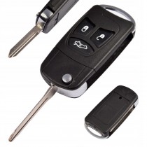 Obal kľúča, holokľúč pre Chrysler Sebring, trojtlačítkový Hrot: CY24