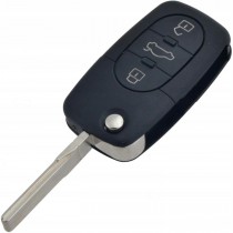 Obal kľúča, holokľúč pre Audi RS6, 3-tlačítkový, čierny s elektronikou 02-05