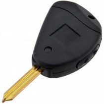 Obal kľúča, holokľúč pre Citroen, 2-tlačítkový, čierny Hrot SX9