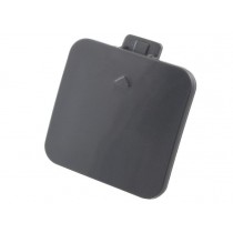 Krytka, záslepka háku na ťahanie predná BMW rad 5 E60 03-07 šedá