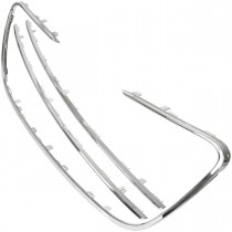 Rámček prednej masky + lišta predná maska chladiča horná + dolná 3 ks Peugeot 508 I 10-15 