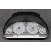 Okrasné chrómové kryty prístrojovej dosky, budíkov BMW E39 rad 5, 96-03 b