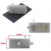 LED Osvetlenie skrinky pred spolujazdcom BMW E81, E82, E87, E88 rad 1b